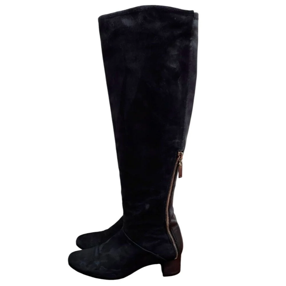 Stuart Weitzman Shrimpton - Black - Knee Boots Size 6.5 M